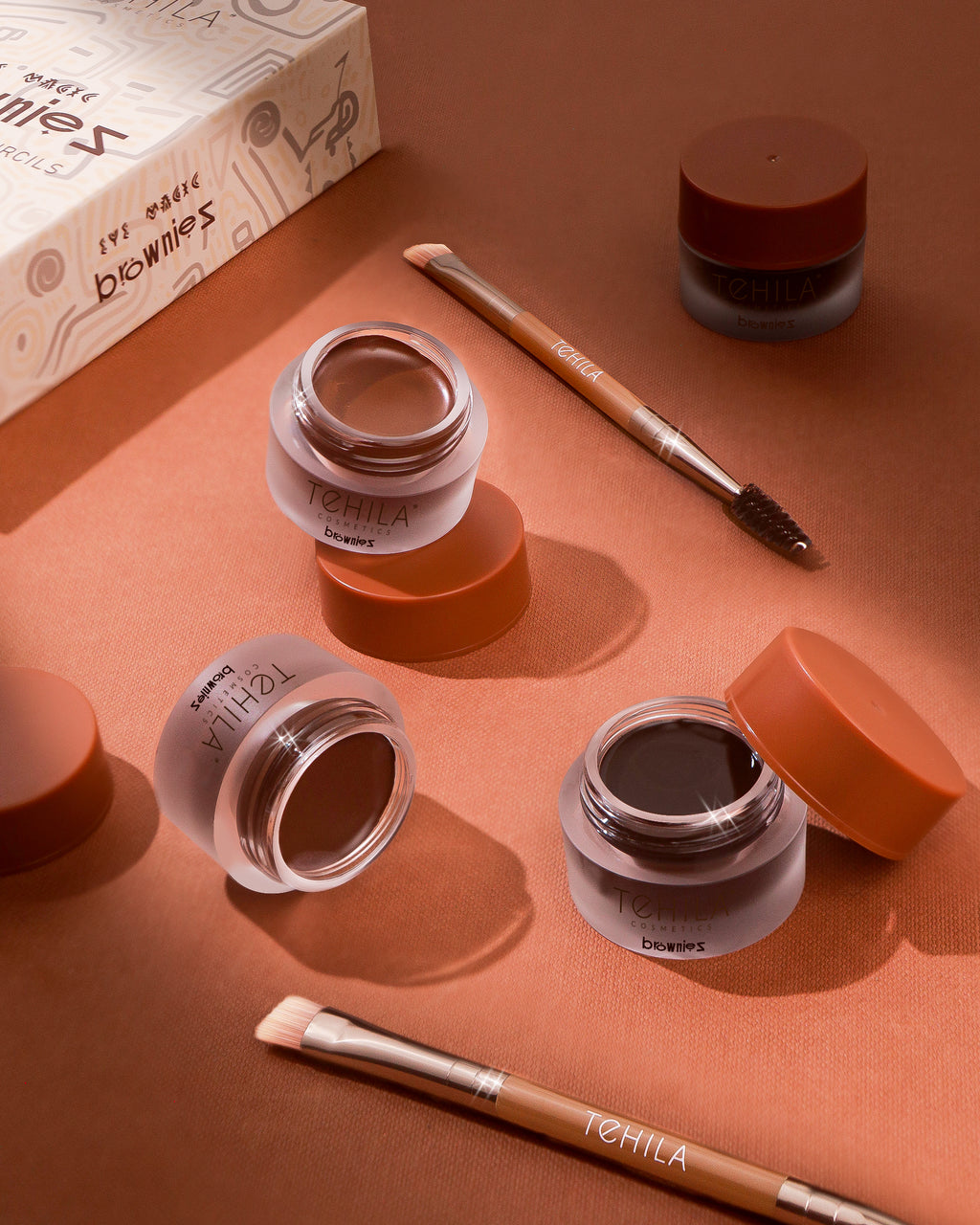 Tehila Black Magic Brownies - Eye Brow Cream Duo