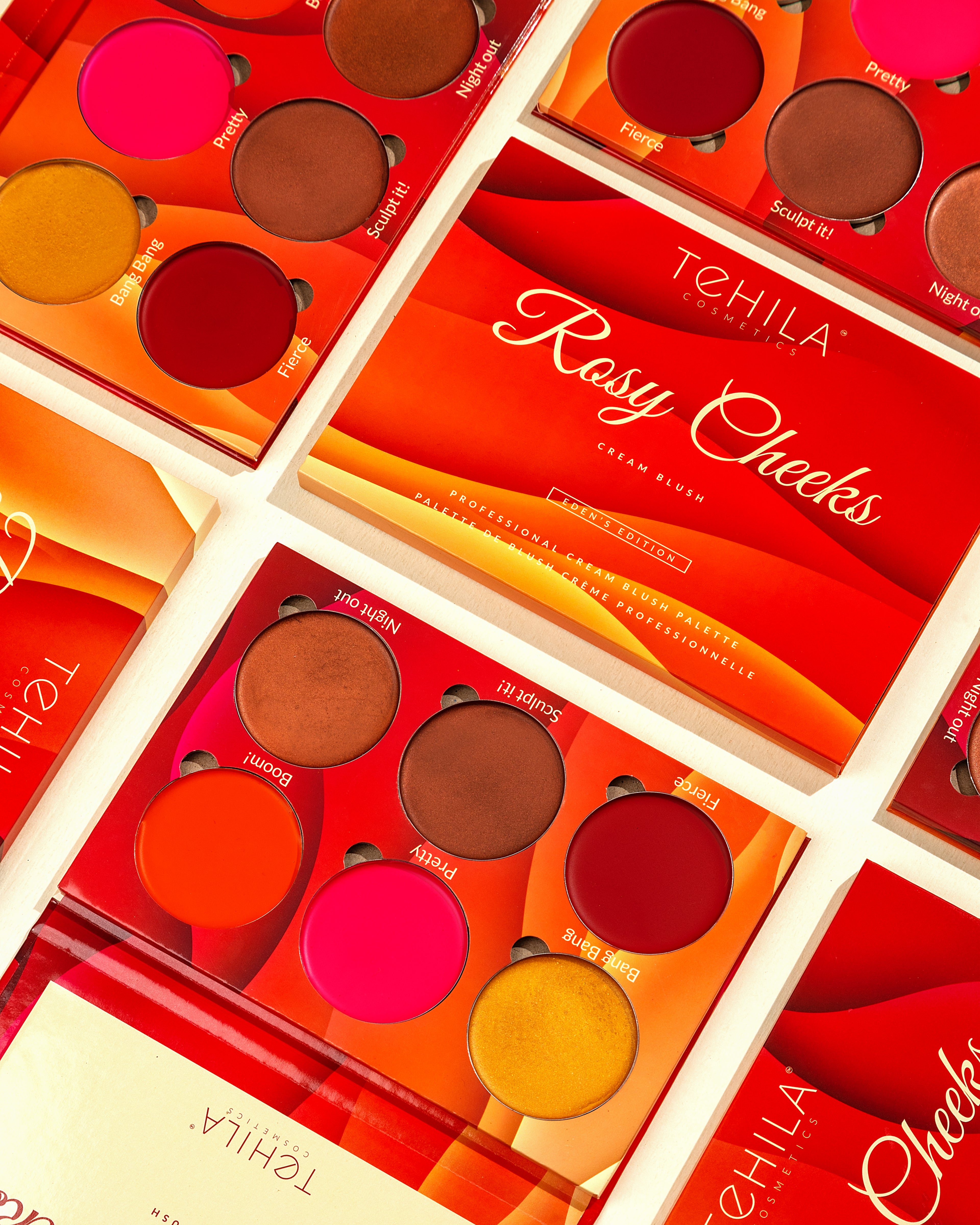 Tehila Rosy Cheeks Blush Palette by Edens Glam