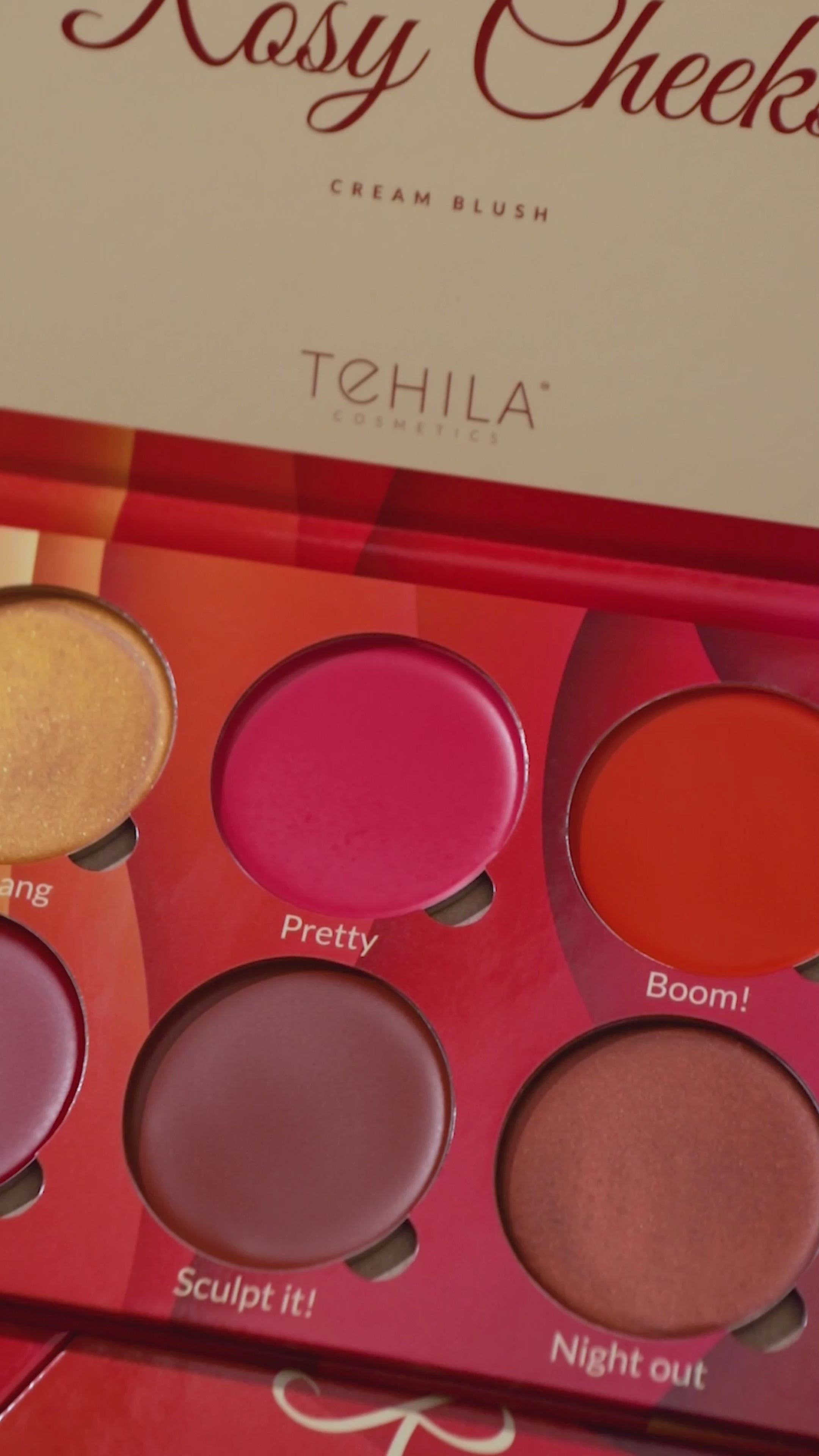 Tehila Rosy Cheeks Blush Palette by Edens Glam