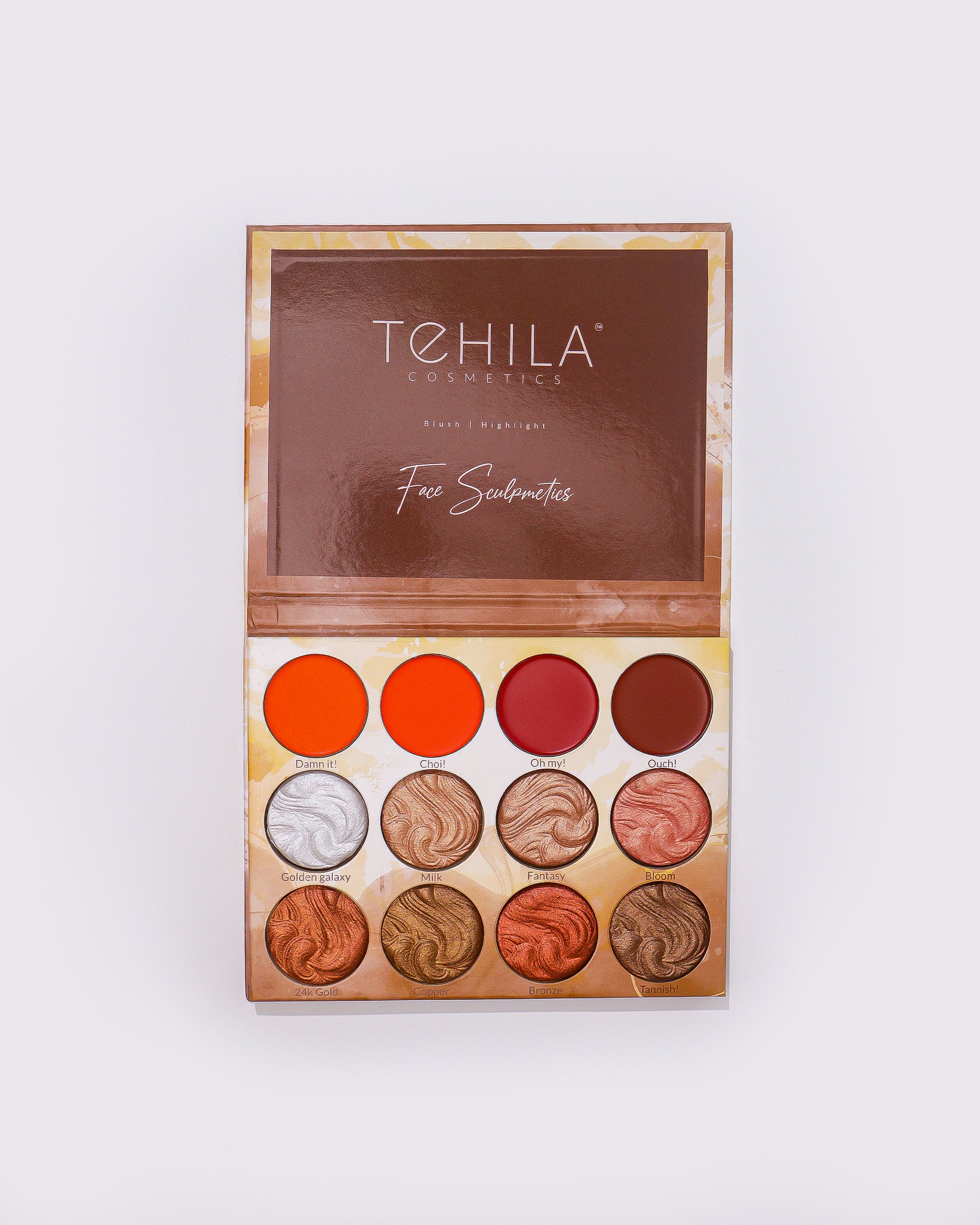Tehila Face Sculpmetics Palette (12-in-1 Deluxe Edition)