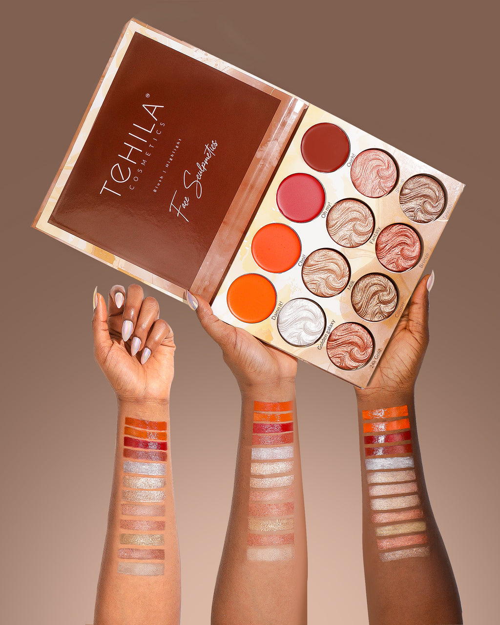 Tehila Face Sculpmetics Palette (12-in-1 Deluxe Edition)
